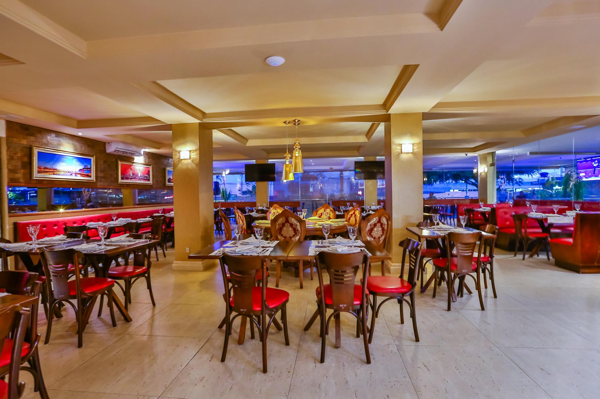 Golden Lis Hotel Boutique Goiânia Εξωτερικό φωτογραφία Restaurant in the hotel
